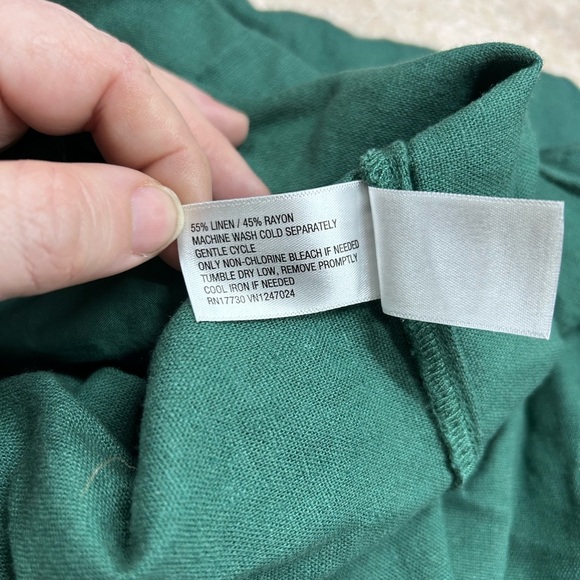 Teal V-Neck Dress - Picture 4 of 6